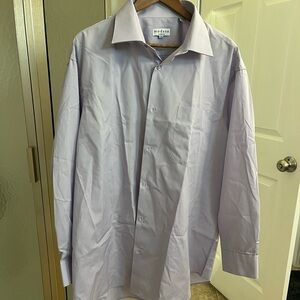 Men’s dress shirt, lavender, neck 18.5, sleeve 34/35, never worn